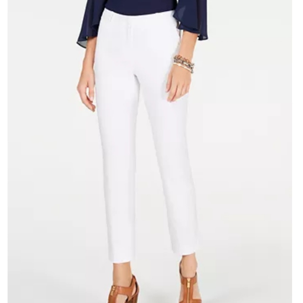 MK WOMENS WHITE Slim-Fit Pants, XL NWT🤩🤩